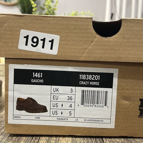 Dr. Martens 1461 Oxford Brown Leather Gaucho - Picture 11 of 11